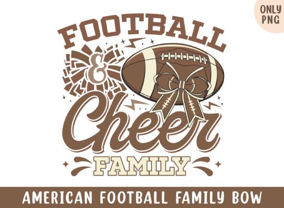 American Football Cheer Family Bow Png Review