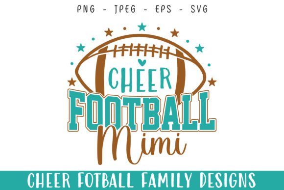 Cheer Football Player Mimi Love SVG Review