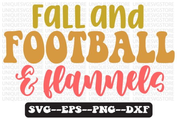 Fall and Football Flannels SVG for Crafts & Graphics