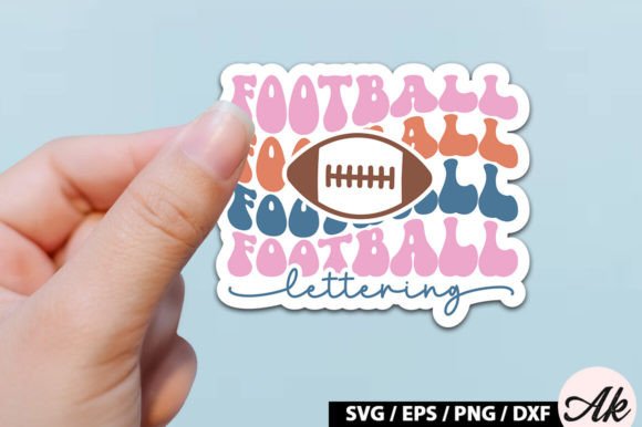 Football Lettering Retro Stickers: An Embroidery Review