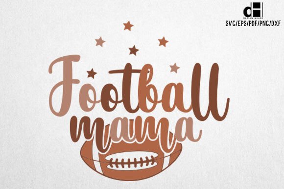 Football Mama SVG: Graphics for Crafts & Blogs