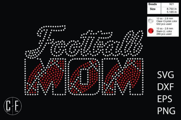 Football Mom Rhinestone Template: Graphics & Crafts Review