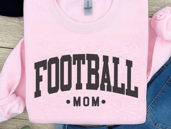 Football Mom SVG Graphics for Crafts and Digital Products