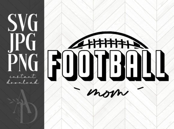 Football Mom Word Design: Graphics & Crafts Asset Review