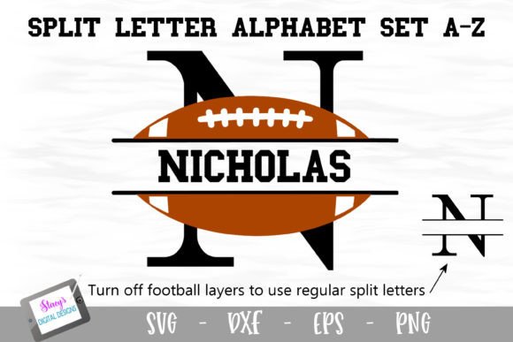 Football Monograms Graphics for Crafts Review