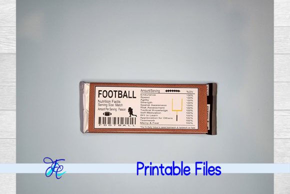Football Nutrition Label: Graphics & Crafts Asset Review