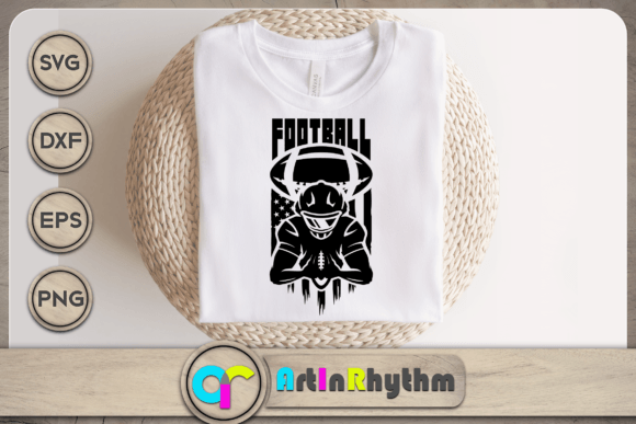 Football Player Svg Graphics for Local Business Crafts