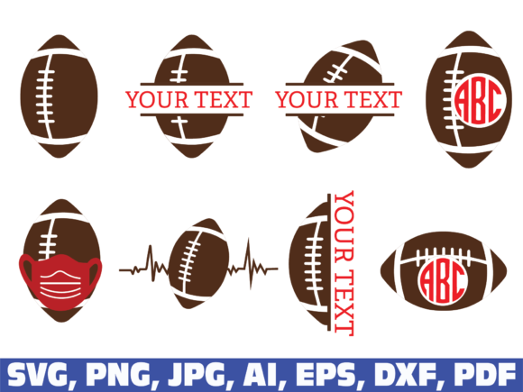 Football Sports Graphics for Editorial Crafts