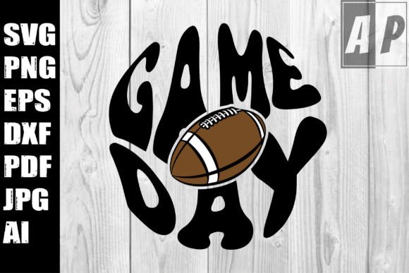 Game Day SVG PNG Football Graphics for Crafts