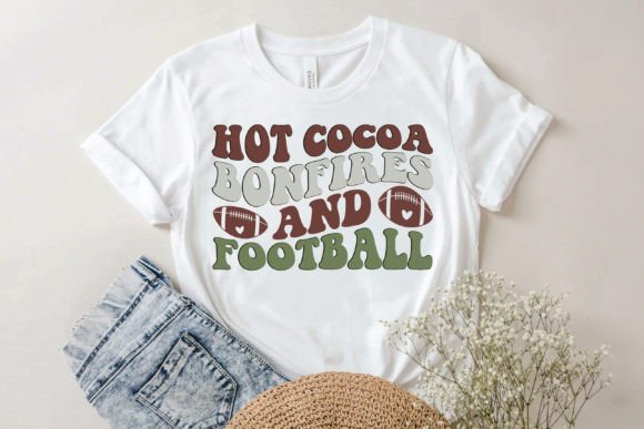 Hot Cocoa Bonfires and Football SVG: Graphics for Crafts